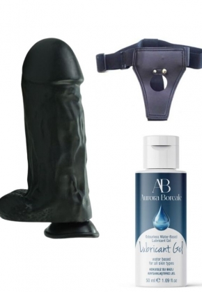 Belden Balamal Kayganlatrc Set Noctis 27cm Siyah Dildo No:2